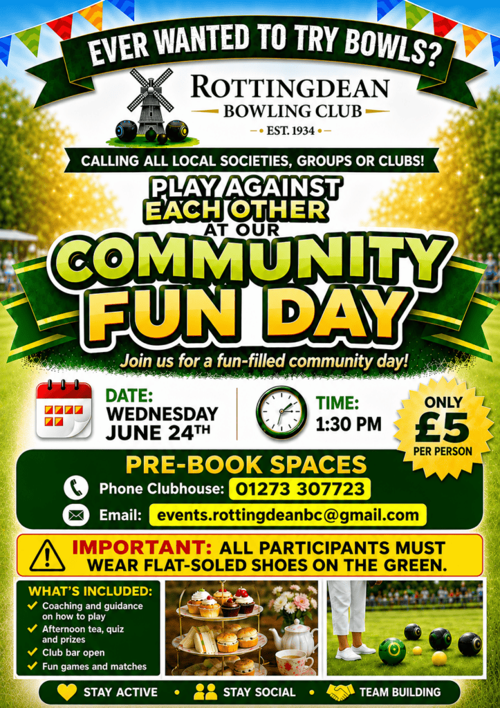 Rottingdean Bowls Club Community Fun Day