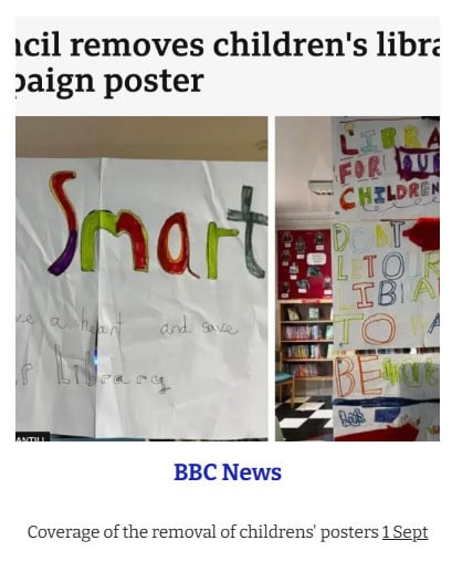 Save Rottingdean Library in BBC News